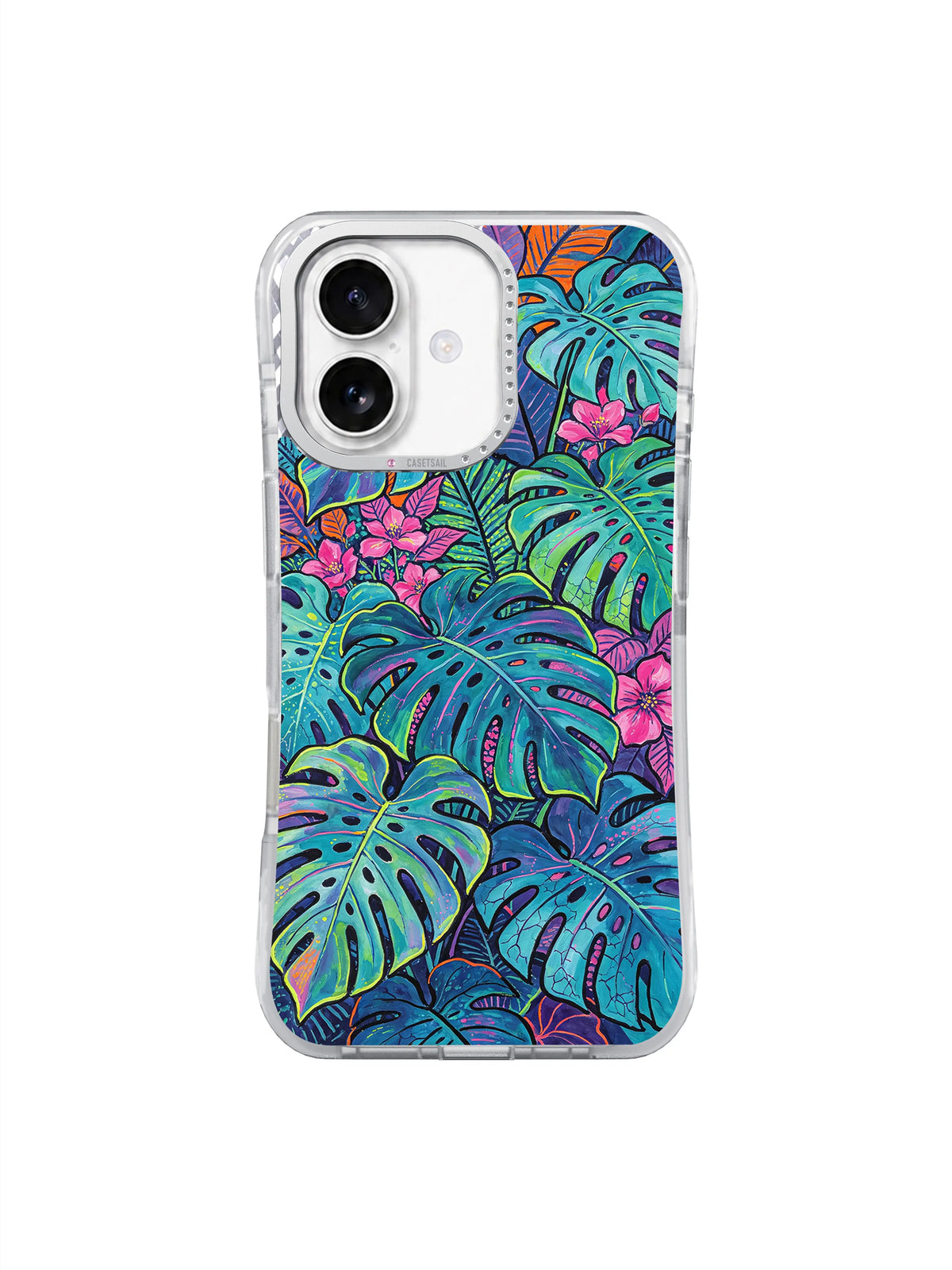 Tropical Night Bloom iPhone 17 case