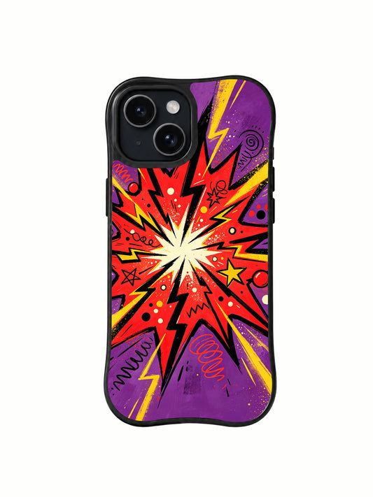 Electric Emotion Universe iPhone 15 Plus case front view
