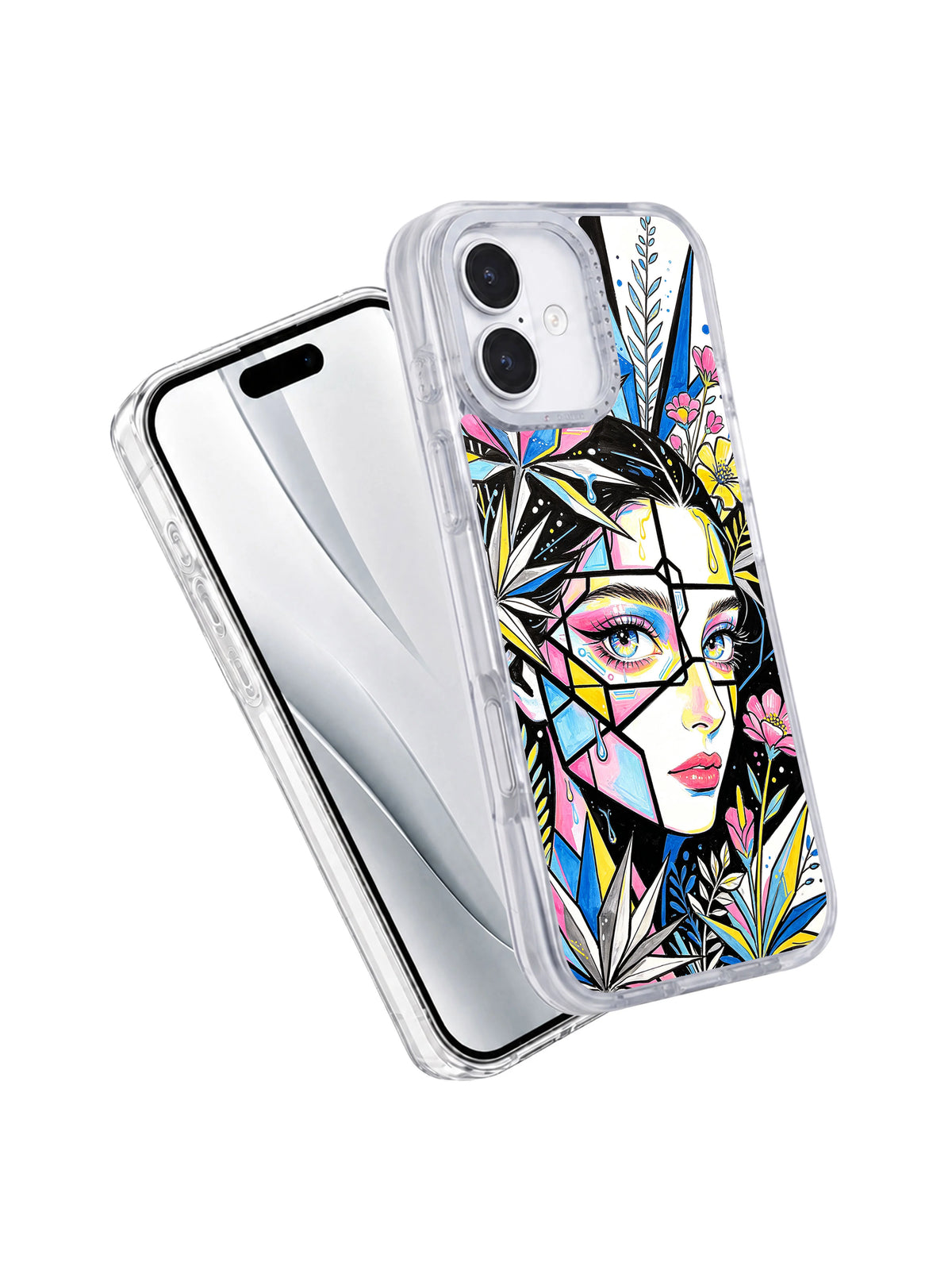 Electric Garden rhinestone camera frame iPhone 17 case detail