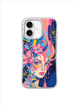 Electric Botanical Muse pattern for Electric Garden iPhone 17 case