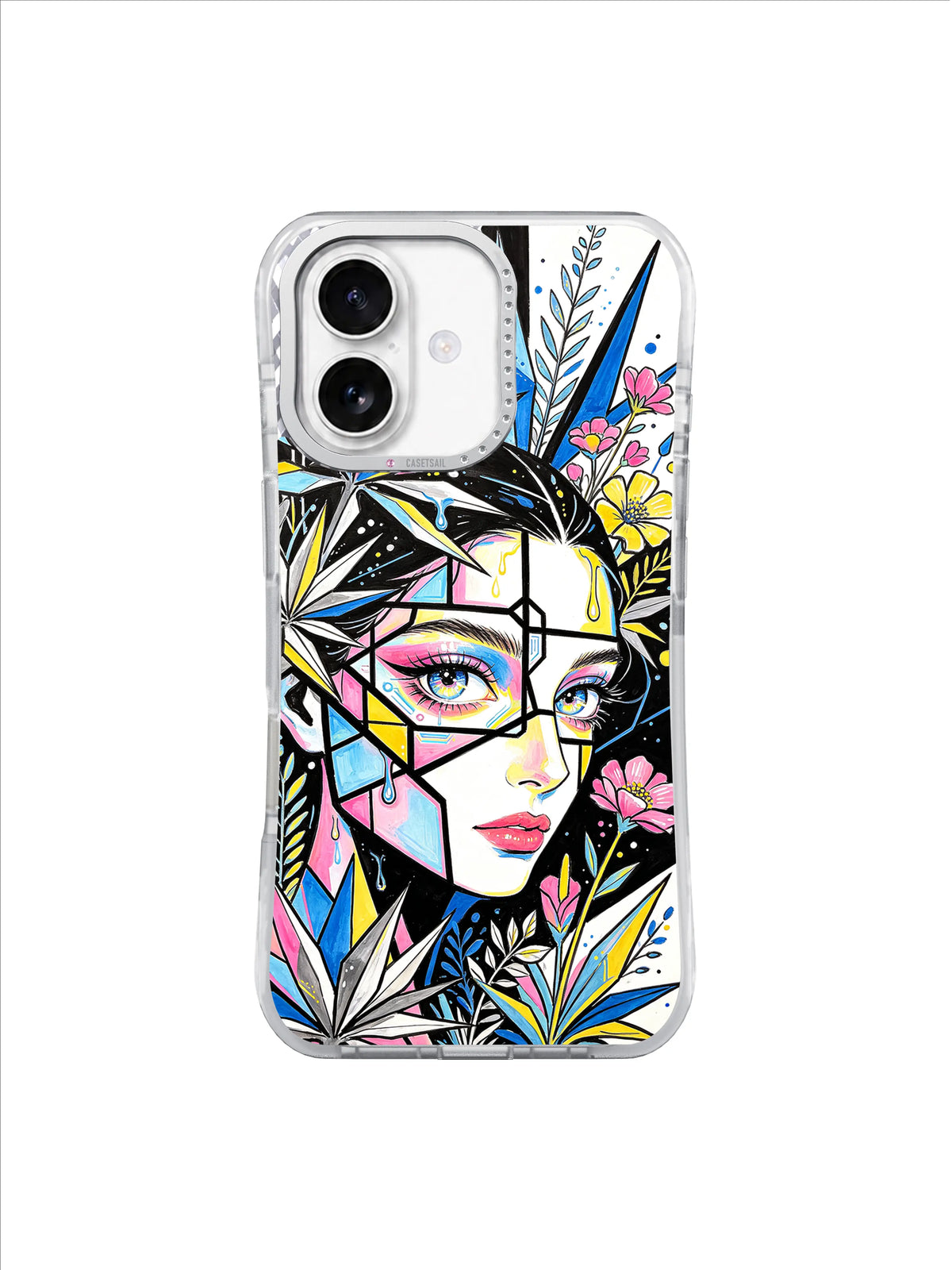 Midnight Bloom Dream pattern for Electric Garden iPhone 17 case