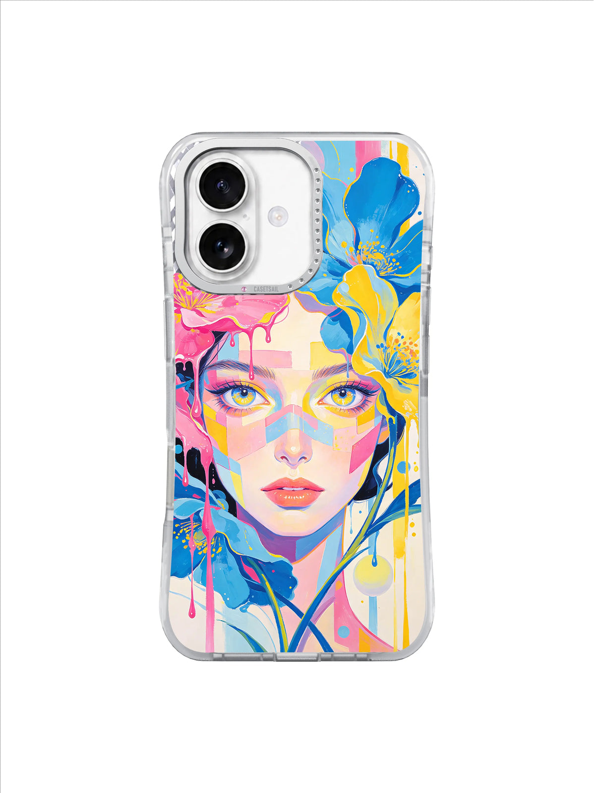 Pastel Petal Vision pattern for Electric Garden iPhone 17 case