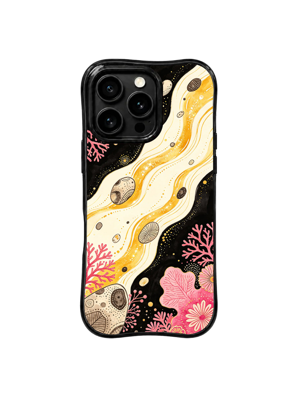 Coral Stone Current pattern for Electric Garden Stone Tales iPhone 15 Pro case