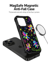 Electric Happiness colorful hand drawn iPhone 15 Pro case