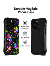 Electric Happiness iPhone 15 Pro case side view
