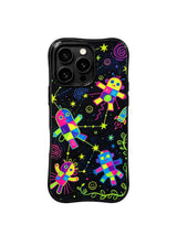 Rainbow Joy Pal pattern iPhone 15 Pro case