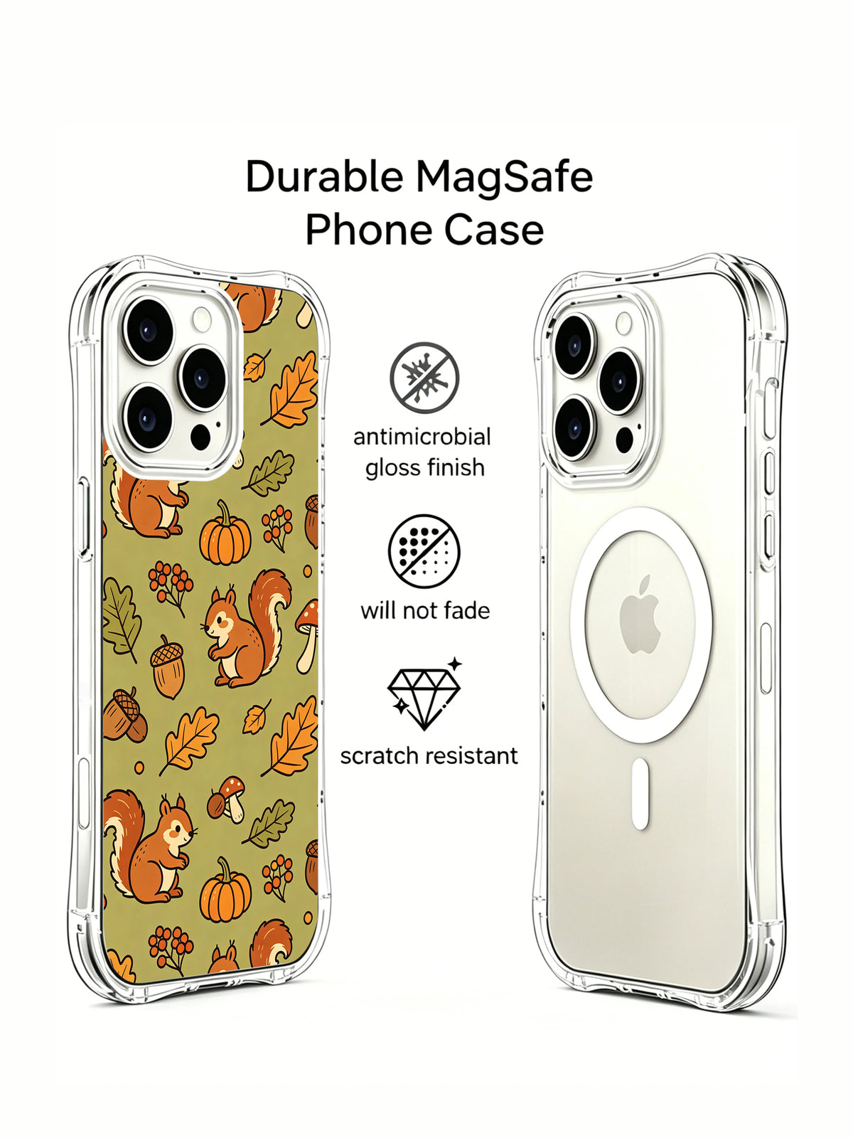 Promotional render of Acorn Squirrel Whispers phone case.