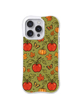 Pumpkin Apple Meadow pattern iPhone 14 Pro case