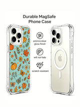 Autumn butterfly iPhone 14 Pro case clear shell details