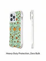 Mint green cottagecore iPhone 14 Pro case side profile