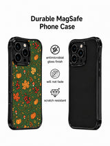 Promotional render of Autumn Berry Vine Tapestry phone case.