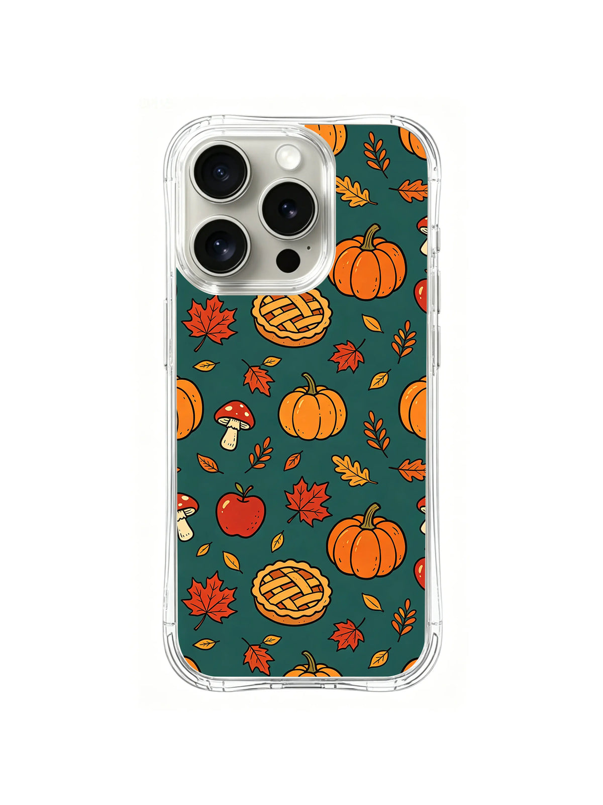 Maple Pumpkin Harvest pattern iPhone 14 Pro case