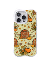 Autumn Barn Letter pattern iPhone 14 Pro case