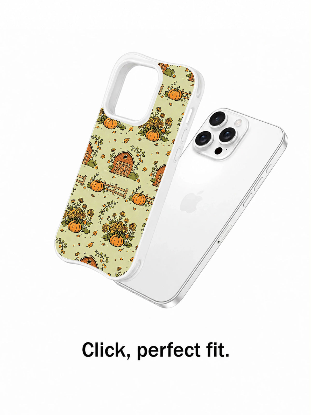 Promotional render of Wild Chrysanthemum Barn phone case.
