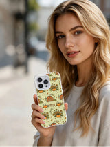 Wild Chrysanthemum Barn artist phone case lifestyle