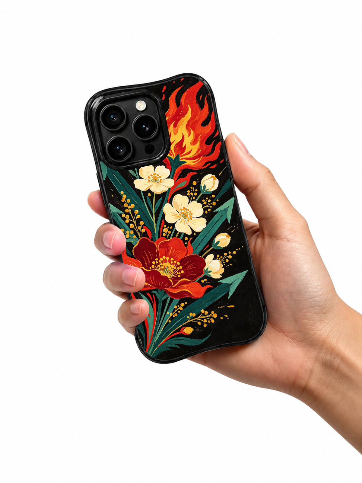 Ember Petal Anthem iPhone 15 Pro case product view 5