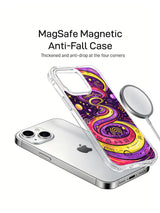 Emotion Radio Waves iPhone 15 Plus case side angle