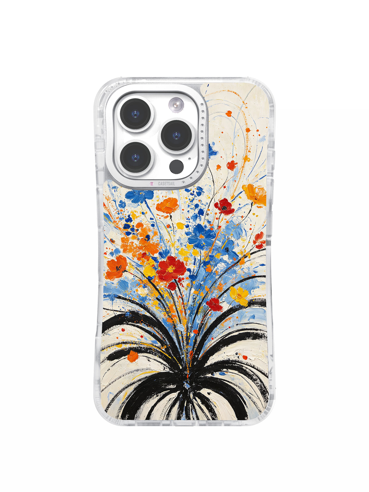 Emotional Abstract Garden iPhone 16 Pro Max case image 1