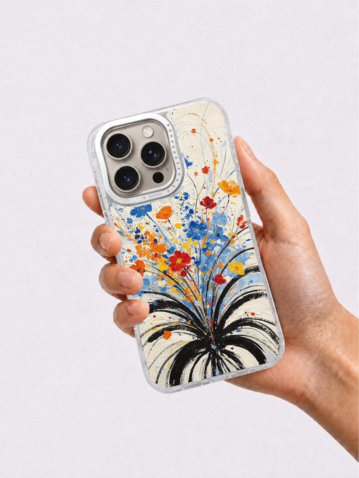 Emotional Abstract Garden iPhone 16 Pro Max case image 6