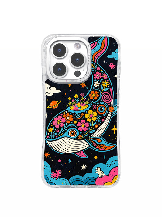 Emotional Garden Universe art iPhone 15 Pro Max case front view
