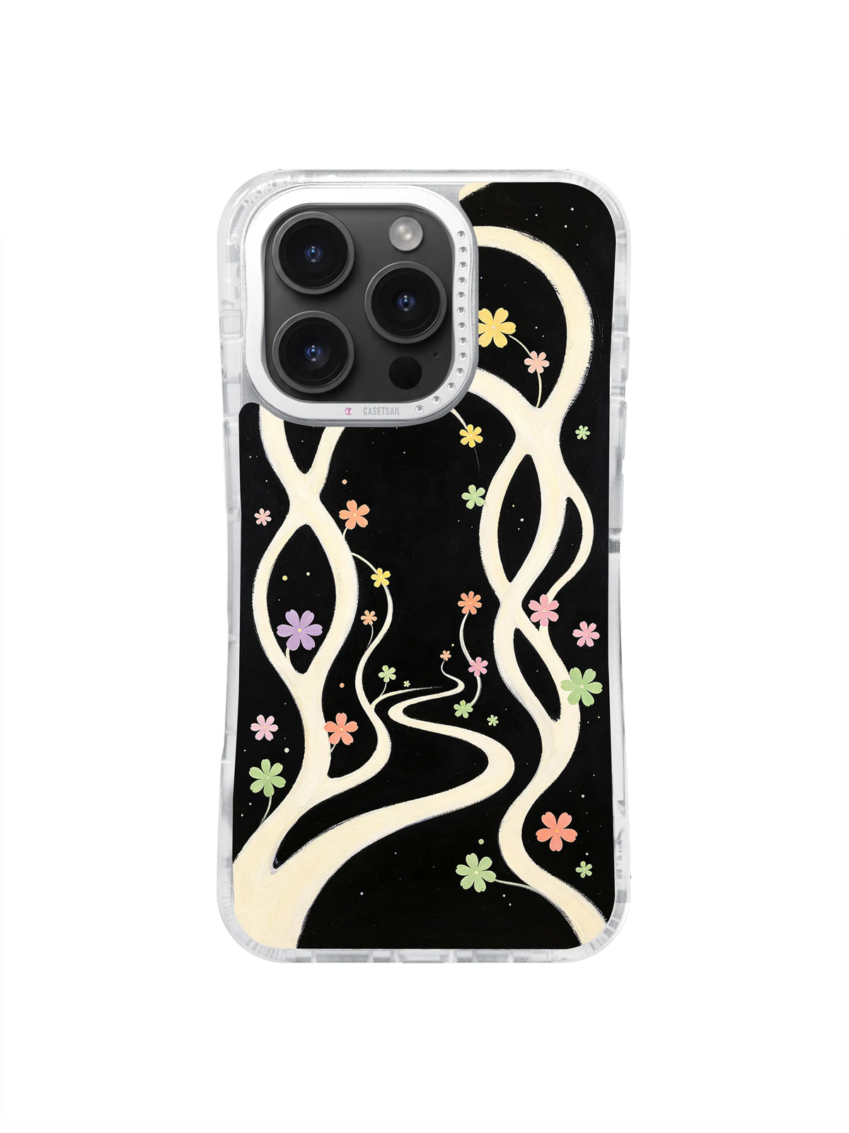 Enchanted Flower Forest pattern for iPhone 16 Pro Max case