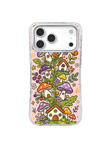 Enchanted Mushroom Village pattern for iPhone 17 Pro Max case