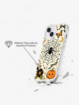 Enchanted Spider Lace Garden iPhone 14 case drop protection demonstration