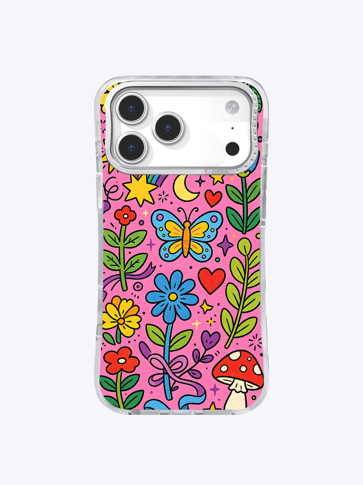 Eternal Emotion Garden iPhone 17 Pro Max case front view
