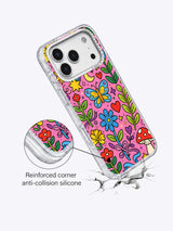 Eternal Emotion Garden rhinestone camera frame detail