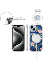 Eternal Spring Garden iPhone 14 case MagSafe detail