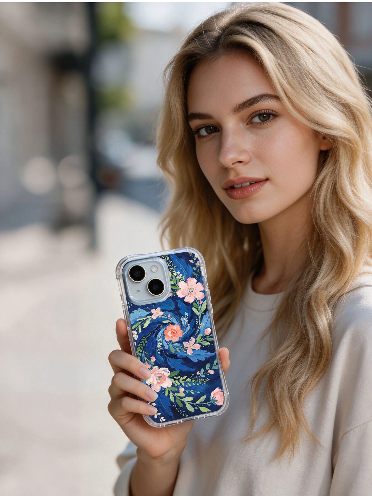 Eternal Spring Garden iPhone 14 case lifestyle
