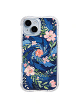 Painted Petal Current iPhone 14 case pattern