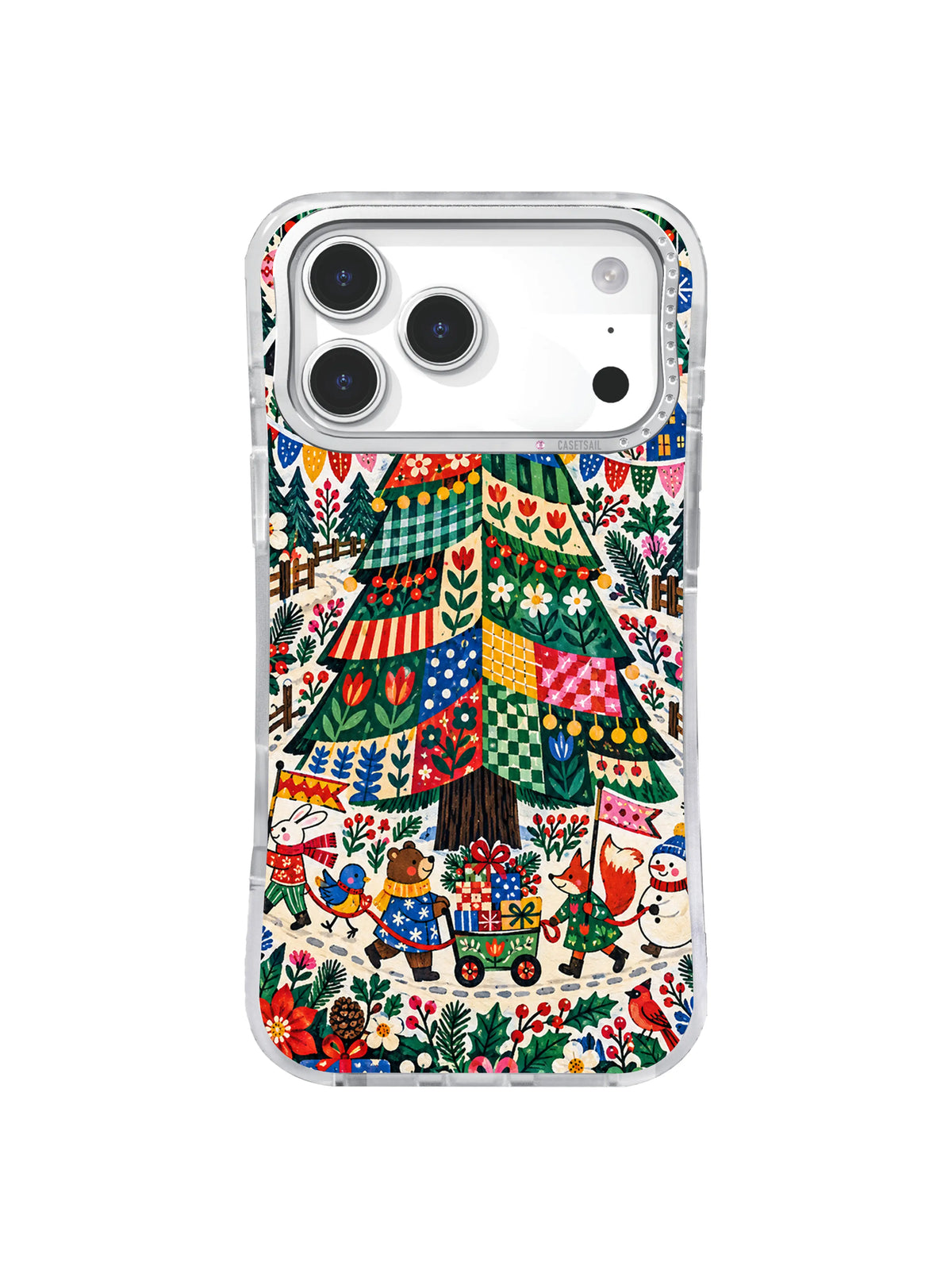 Cobalt Bird Branch Festival artwork on an iPhone case