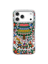 Scarlet Bear Parade artwork on an iPhone case