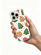 Evergreen Sugar Charm iPhone 13 Pro case held in hand