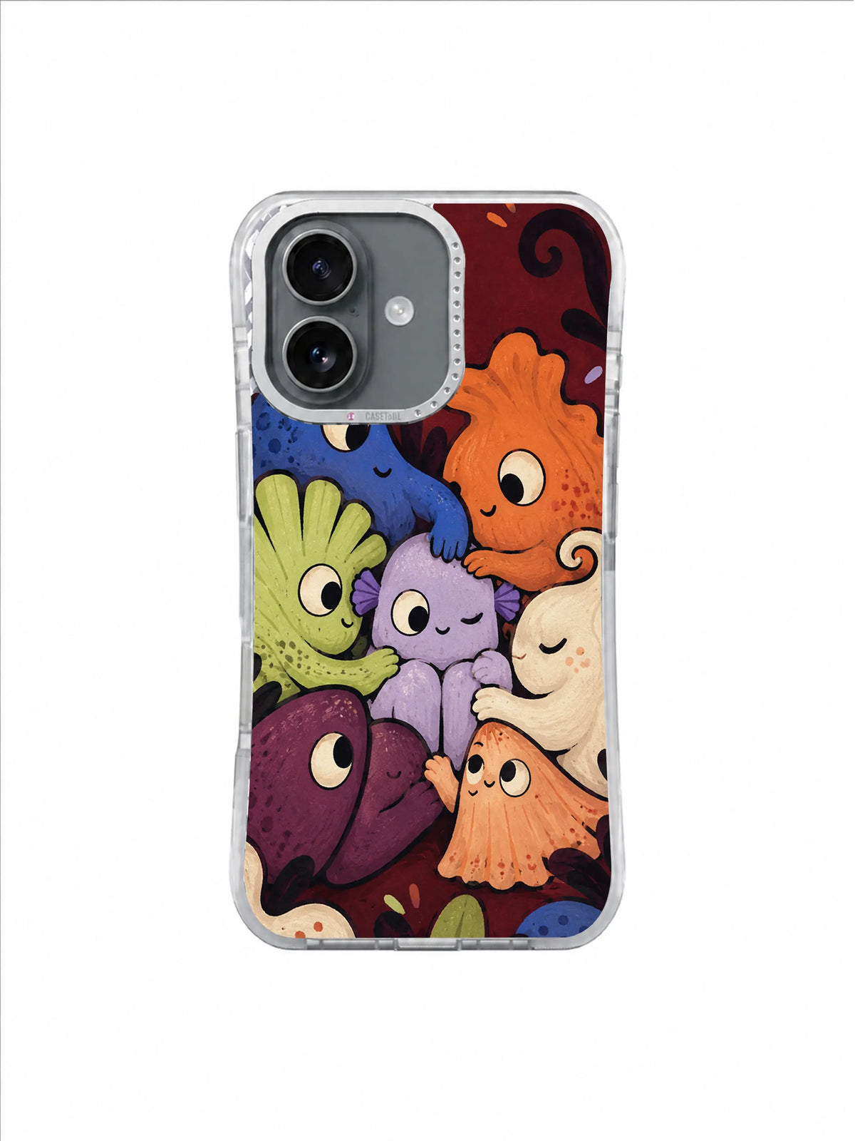 Melon Orange Welcome pattern iPhone 17 case artwork