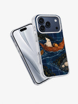A Ferry Made of Fallen Leaves iPhone 17 Pro case angled view