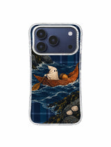 A Ferry Made of Fallen Leaves acorn passenger iPhone 17 Pro case, pattern two
