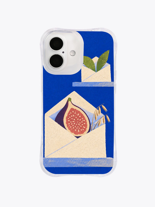Fig Post at Dusk fig envelope iPhone 16 case by Elowen Bramble