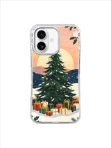 Dawn Gift Circle artwork on a clear iPhone 17 case