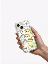 Product or handheld view of the Flower Crown Cat Village case