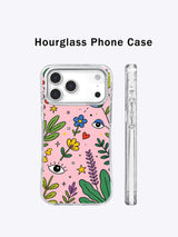 Flower Eyes Secret World iPhone 17 Pro Max case side view
