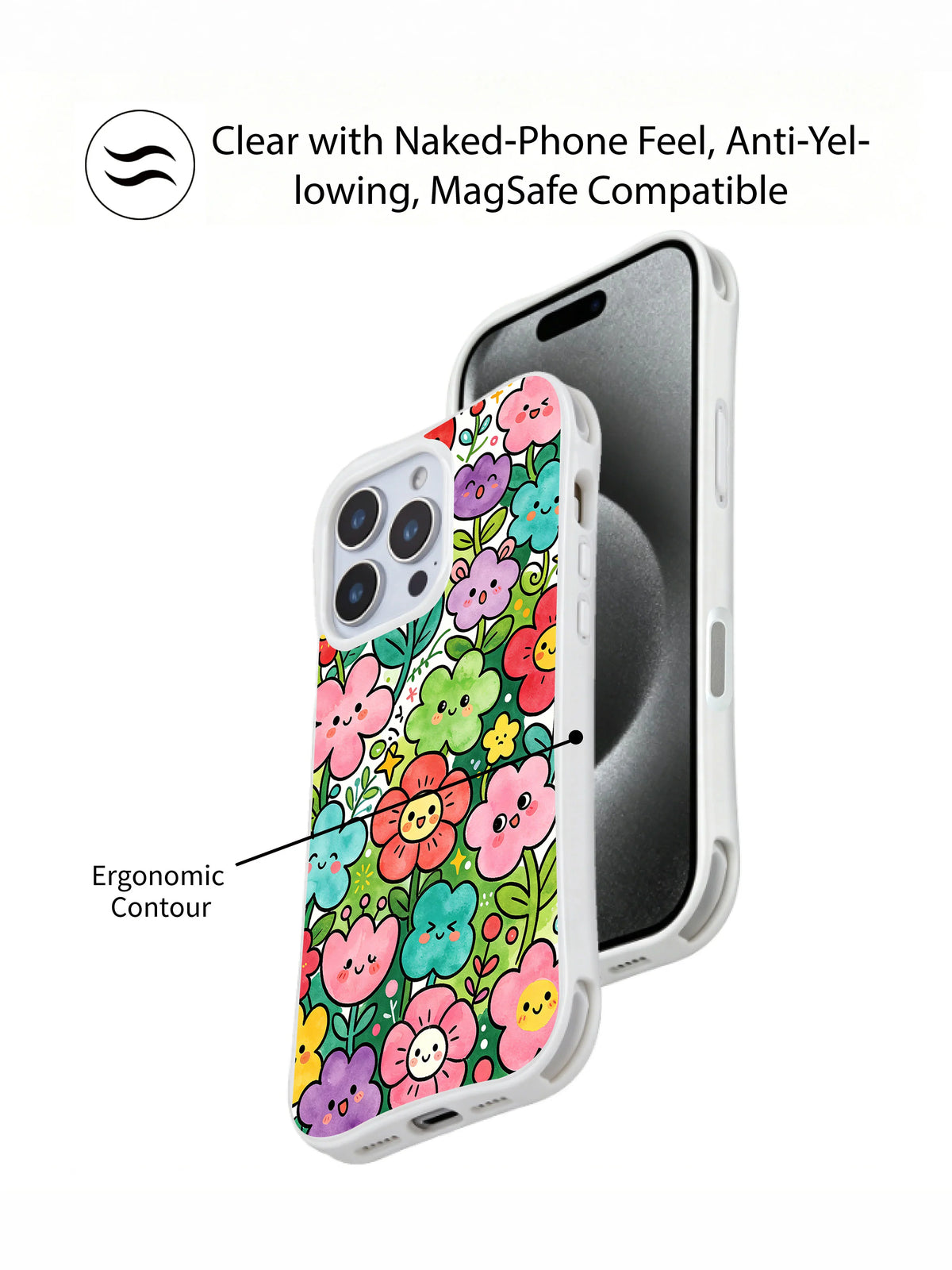 Supplied marketing graphic with unverified protection, fit or MagSafe statements