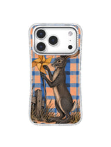 Folding the Wind hare by broken fence iPhone 17 Pro case, pattern three