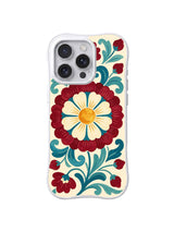 Ceremony Sun Rosette pattern on iPhone 15 Pro case