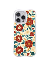 Folk Joy Floral Chorus pattern on iPhone 15 Pro case