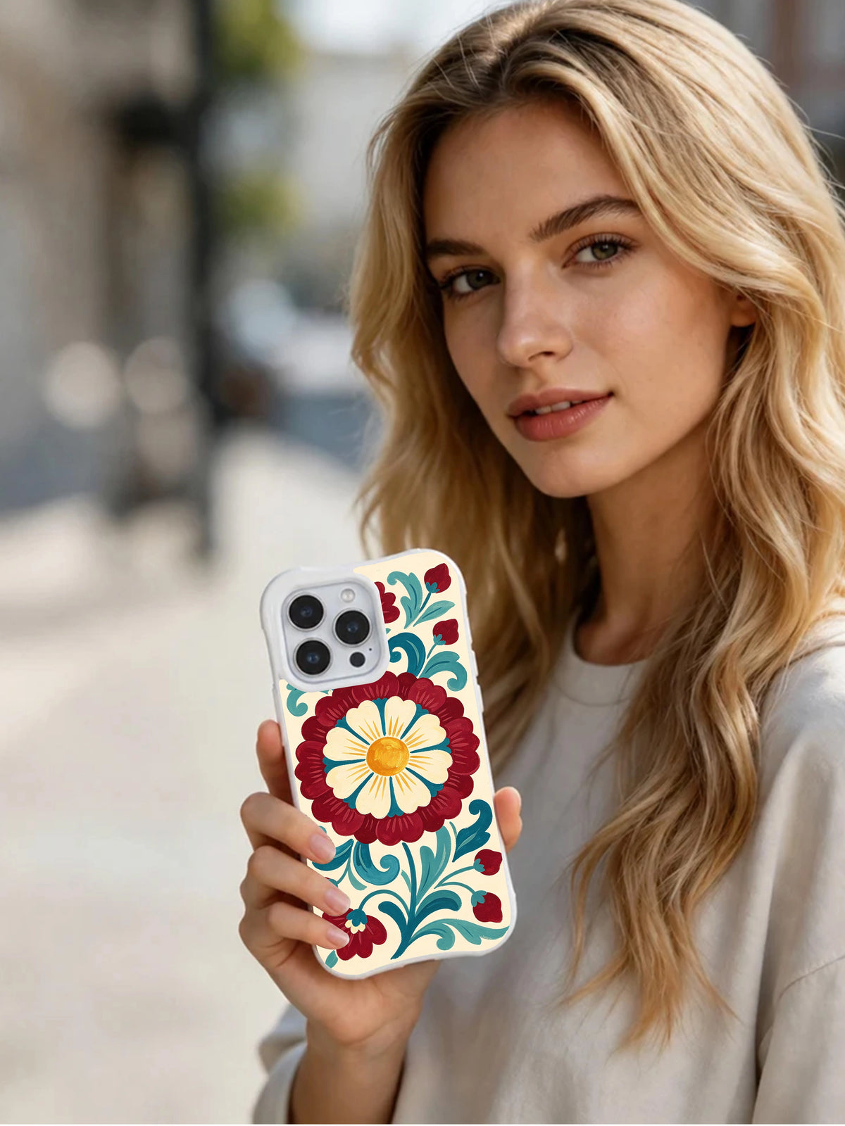 Folk Flower Ceremony iPhone 15 Pro case product view 6