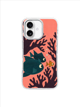 Bubble Route Fish pattern on iPhone 17 Case