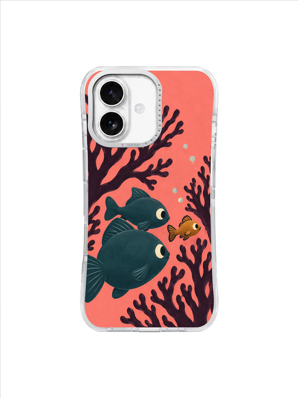 Freedom Current Fish pattern on iPhone 17 Case