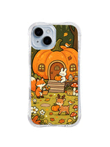 Forest Pumpkin Home pattern on iPhone 14 case